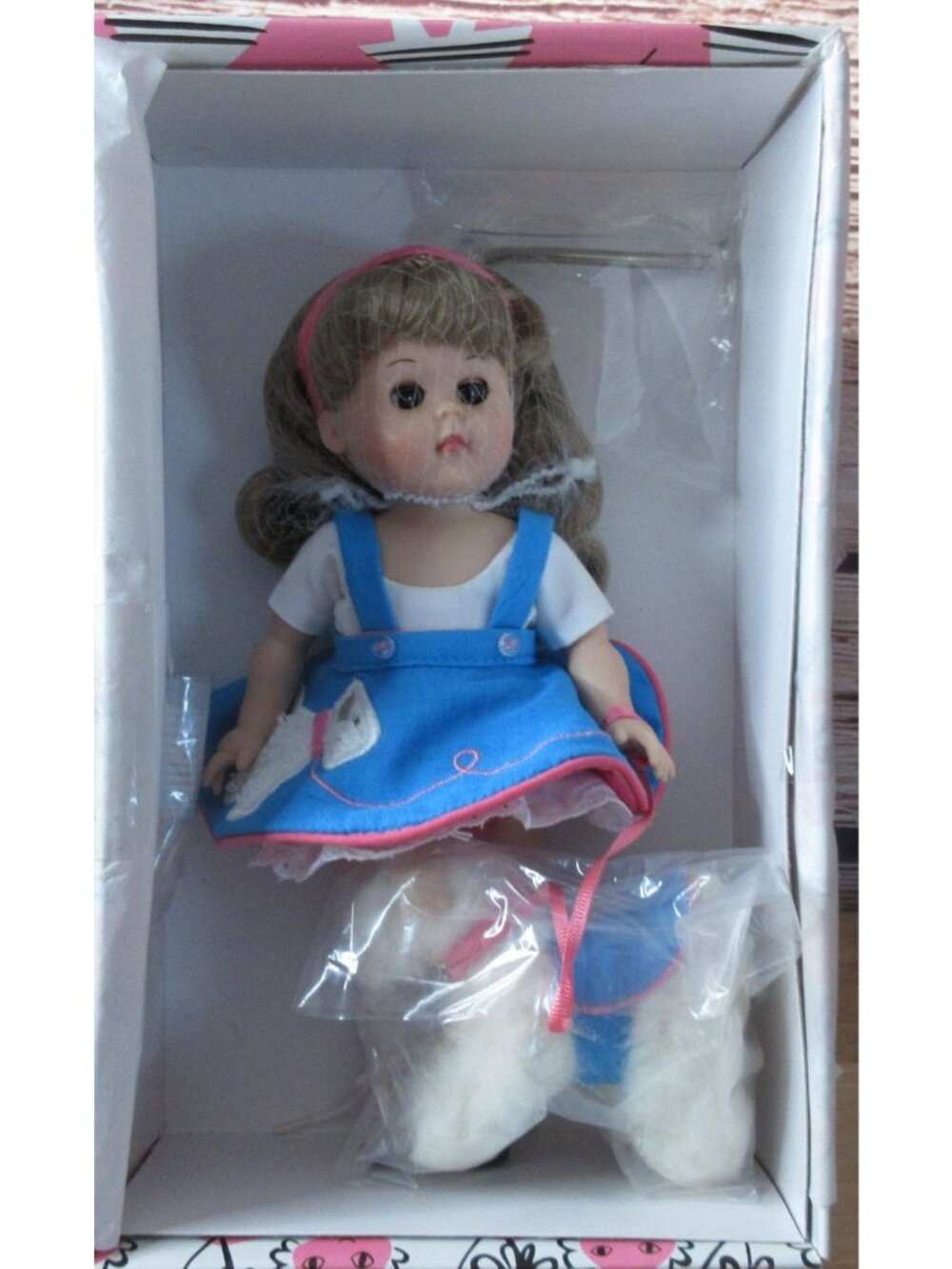 Vogue GINNY Sparky Skirt #9HP106 Doll With Dog Puppy On Leash